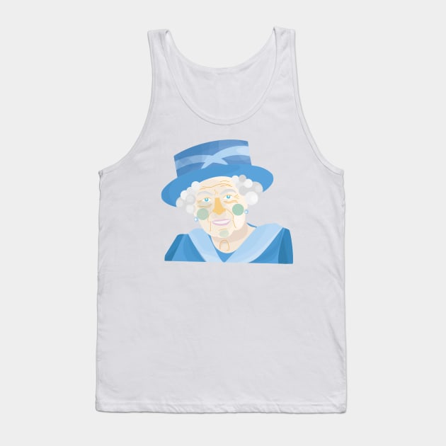 Queen Elizabeth Tank Top by Valeria Frustaci 